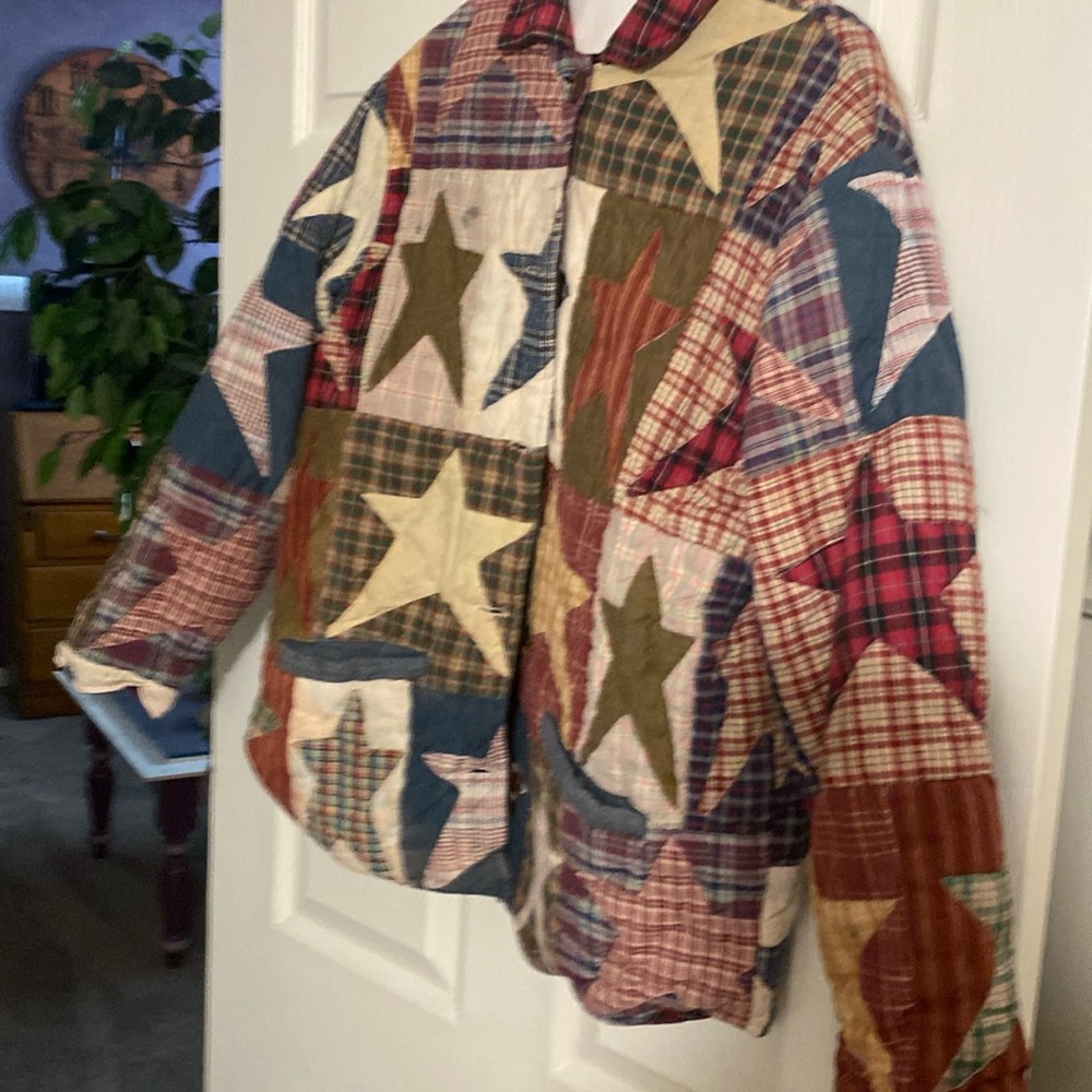 Quilted lined jacket.